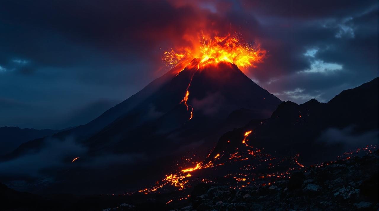 全能影视-全能影视HDR：火山爆发震撼实拍